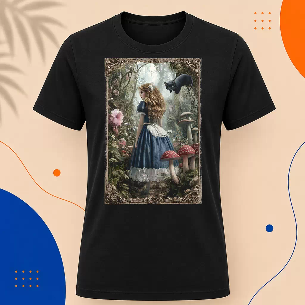 Pánské tričko - Alenka v říši divů – Alice in Wonderland
